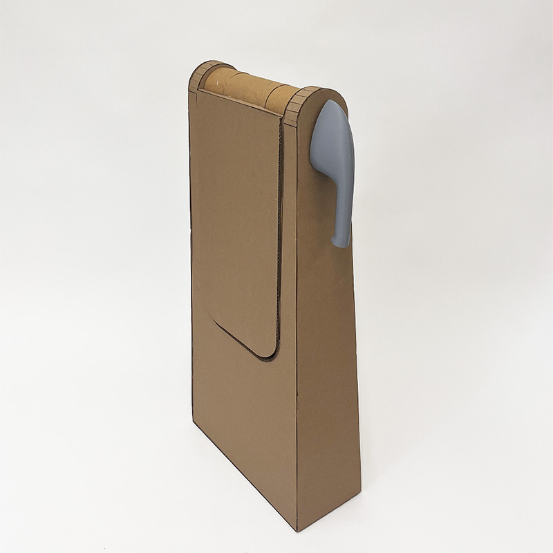 Cardboard model — ironing test