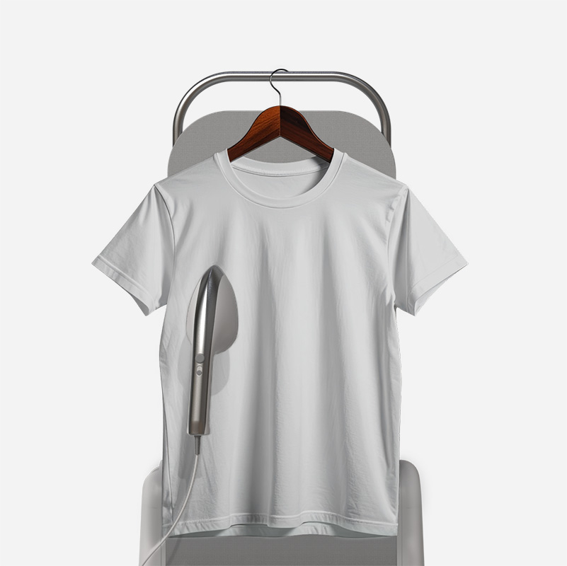 Steamline — steaming a shirt in context